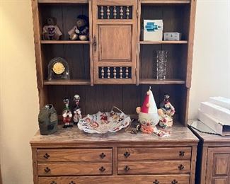Cabinet with hutch.....