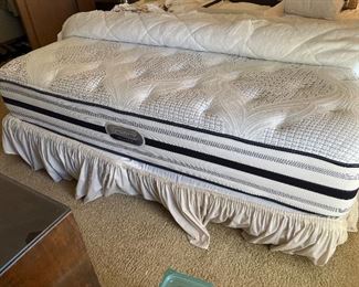 King Beautyrest mattress and box springs