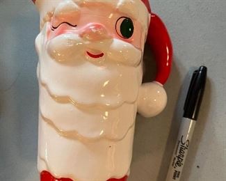 Holt Howard Santa mug