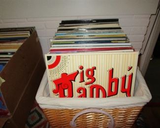 Some of the record albums.