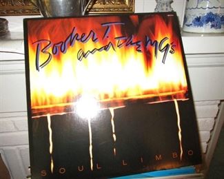 Some of the record albums.