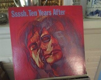 Some of the record albums.