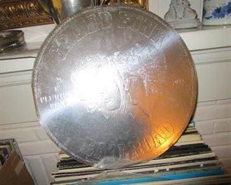 Some of the record albums.