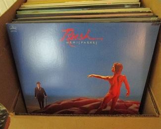 Some of the record albums.