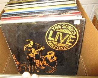 Some of the record albums.