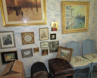 Art and antique chairs