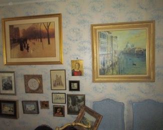 Antique prints/paintings/etchings
