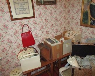 Vintage purses, frames and patterns
