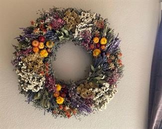  Dried Spring Floral Wreath