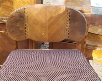 Vintage chair, from bedroom set 