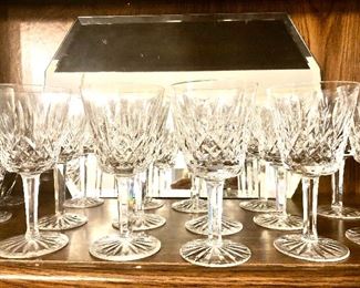 Waterford - 15 Lismore wine glasses
