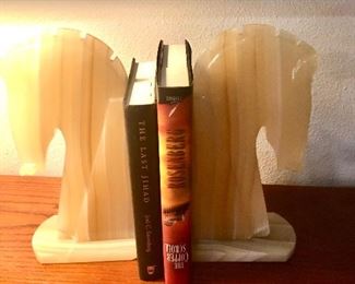 Onyx Horse Head Bookends 