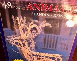 Boxed lighted reindeers