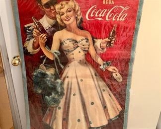 1940's Coca-Cola Collector's Poster