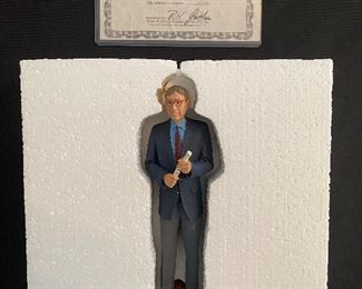 John Wooden Autographed Figurine