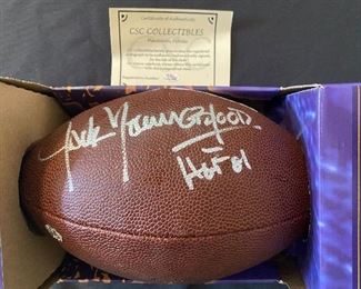 Jack Youngblood Autographed Football