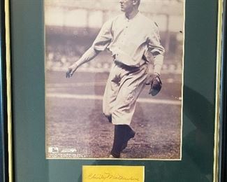 Christy Mathewson Autograph - Picture