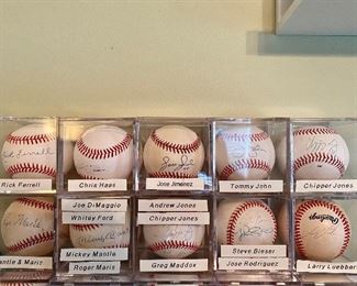 Autographed Baseballs