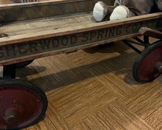 Rare Sherwood Spring Coaster Wagon, Circa. 1910