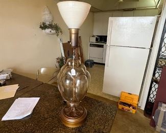 Murano Blown Glass Lamp