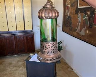 Antique Copper Hanging Light