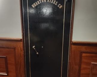 Antique vault steel door