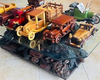 Wood Carving Car Collection 