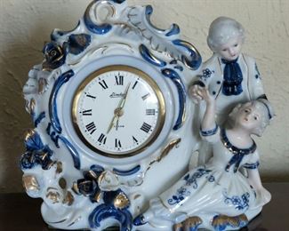 Porcelain Table Clock