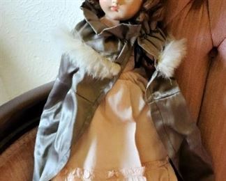 Vintage Porcelain Doll