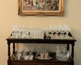 Ethan Allen Tea Serving Cart