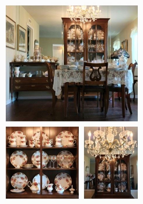Dining Room Furniture and China 