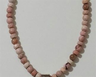 Gemstone Sterling Pendant Necklace 