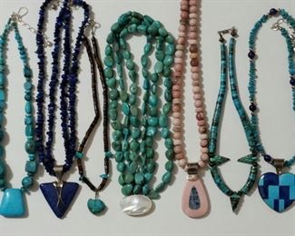 Gemstone Jewelry w/ Sterling 