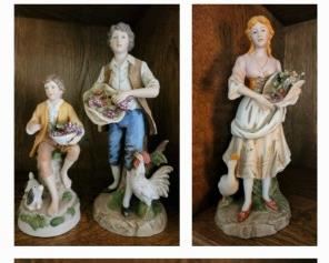 Hand-Painted Porcelain Figurines 