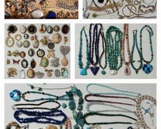 Lot of Fine and Costume Jewelry 