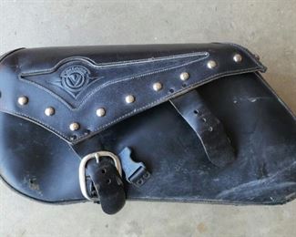 Vintage Genuine Leather Saddle Bag