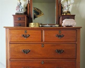 Antique Dresser w/ Mirror 