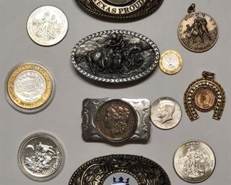 Coins & Belt Buckles 