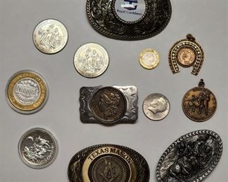 Coins & Belt Buckles 