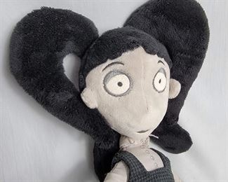Disney FRANKENWEENIE Elsa Van Helsing Plush Doll, pre-owned, bendable