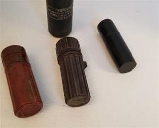 Vintage match safe set of 4