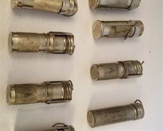 Vintage match safe set of 8