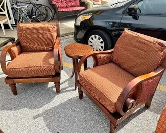 Two beautiful with arm chairs. Sold separately or together