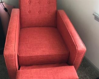 Art Deco chairs x2 that recline