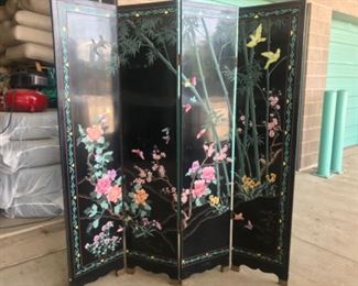 Antique Chinese screen