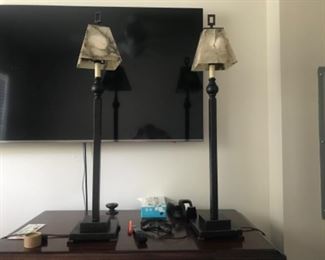 2 x Luminaire desks lamps