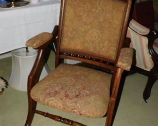 folding antique chair 