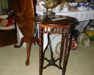 Ball and Stick side table...small unique size 