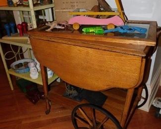 Tea Cart and Toys 