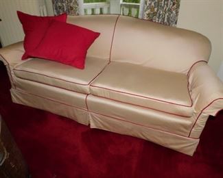Vintage sofa (shown with slip cover...good bones!)